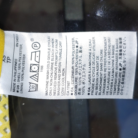 Pretty Yellow Patterned Camisole by Banana Republic Women's size XS - Picture 9 of 11